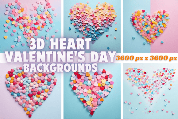 3D Heart Valentine's Day Backgrounds: A Designer's Guide