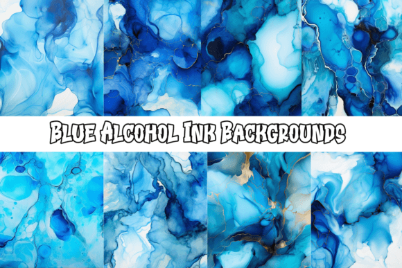 Blue Alcohol Ink Backgrounds: A Guide for Creatives