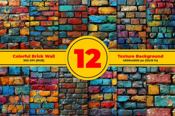 Colorful Brick Wall Texture Backgrounds: A Designer's Guide