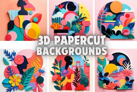 Exploring the Depth and Style of 3D Papercut Backgrounds