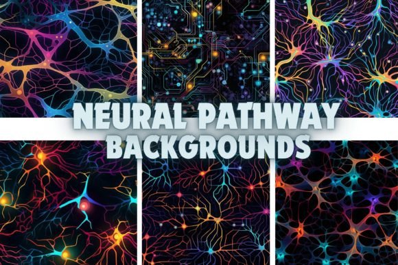 Neural Pathway Backgrounds: Digital Art for the Modern Mind