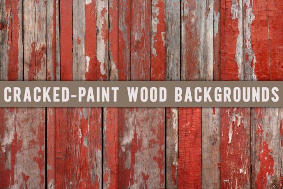 The Enduring Allure of Cracked-Paint Wood Backgrounds