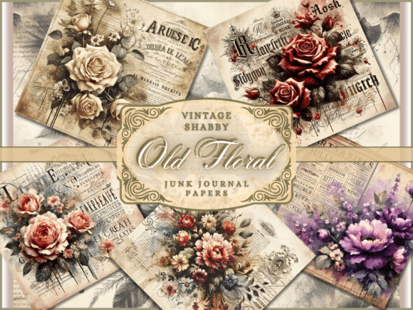 Timeless Charm: Using Vintage Floral Junk Journal Backgrounds