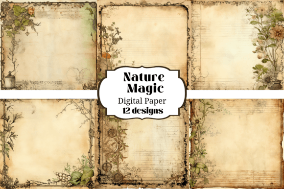 Unearthing Enchantment: The Versatility of Nature Magic Digital Paper Backgrounds