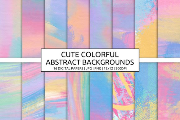 Unleashing Creativity with Cute Colorful Abstract Backgrounds