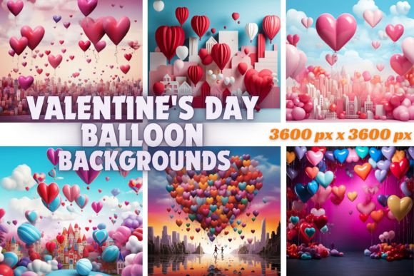 Valentine's Day Balloon Backgrounds: A Designer's Guide to Romantic Visuals