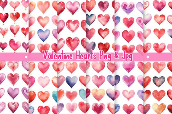 Valentines Day Hearts Backgrounds: A Designer's Asset