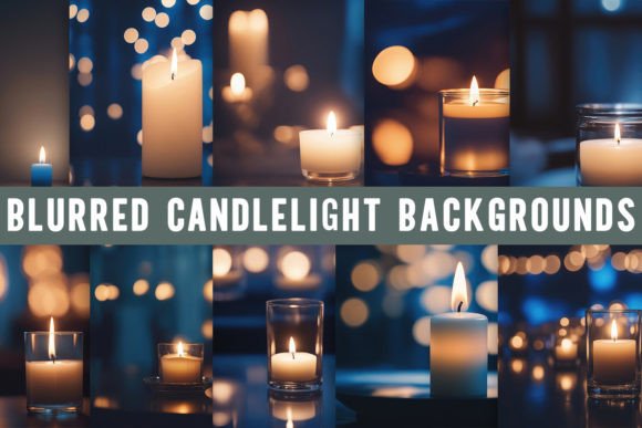 Warm Your Visuals: The Allure of Blurred Candlelight Backgrounds